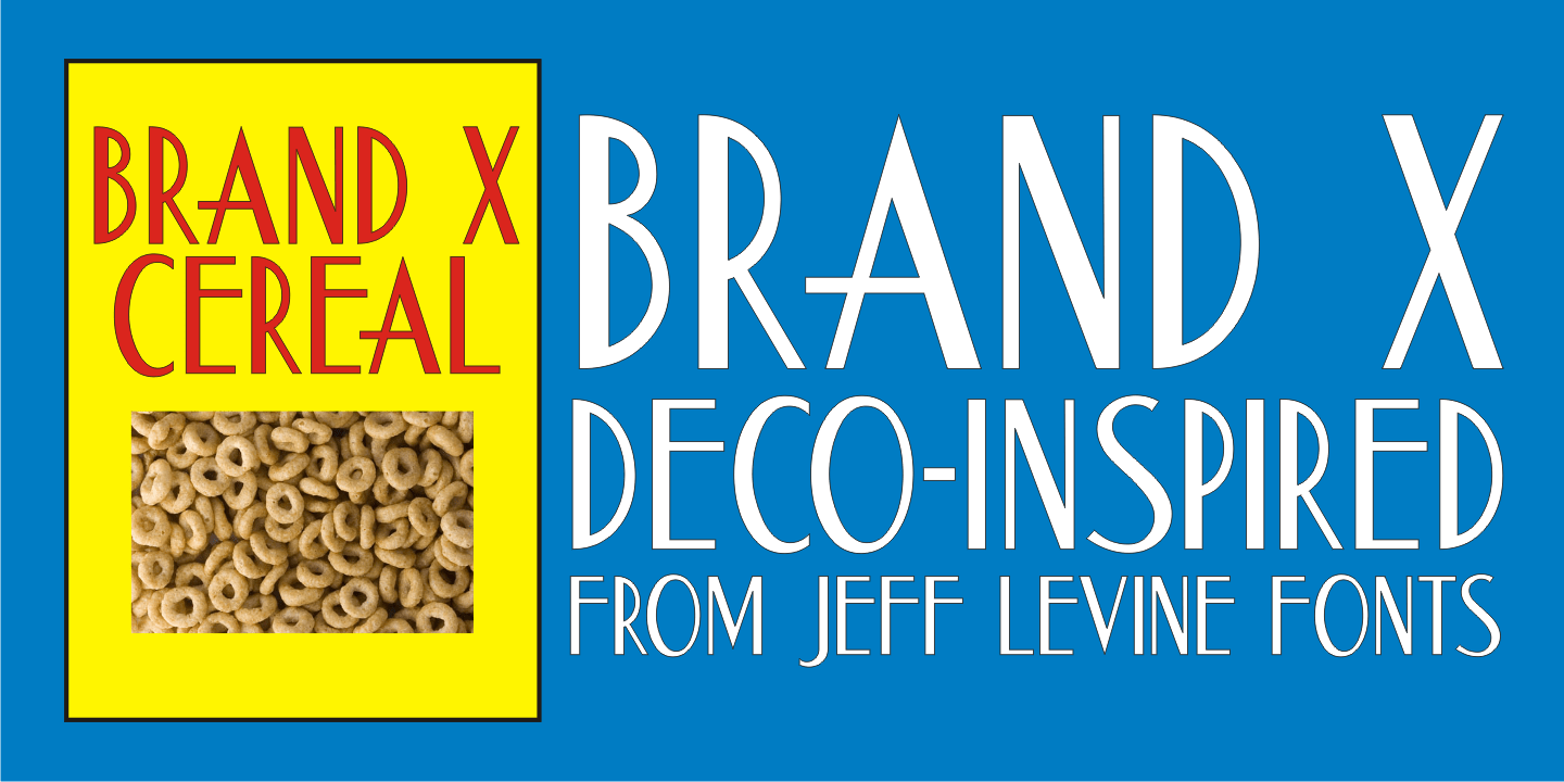 Brand X Font Poster #1