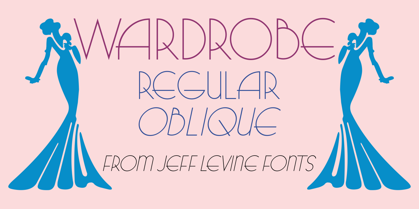 Wardrobe Font Family Poster