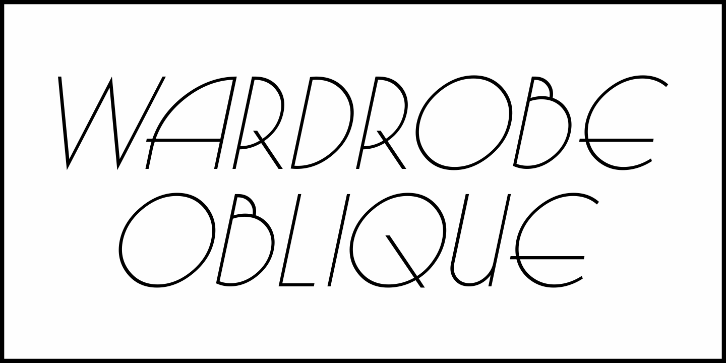 Wardrobe Font Poster #4