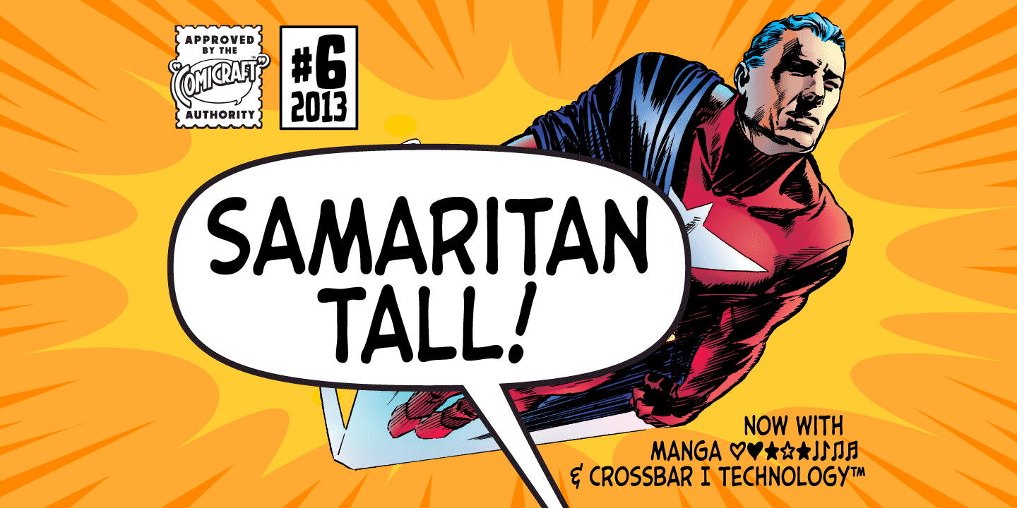 Samaritan Tall Font Poster #1
