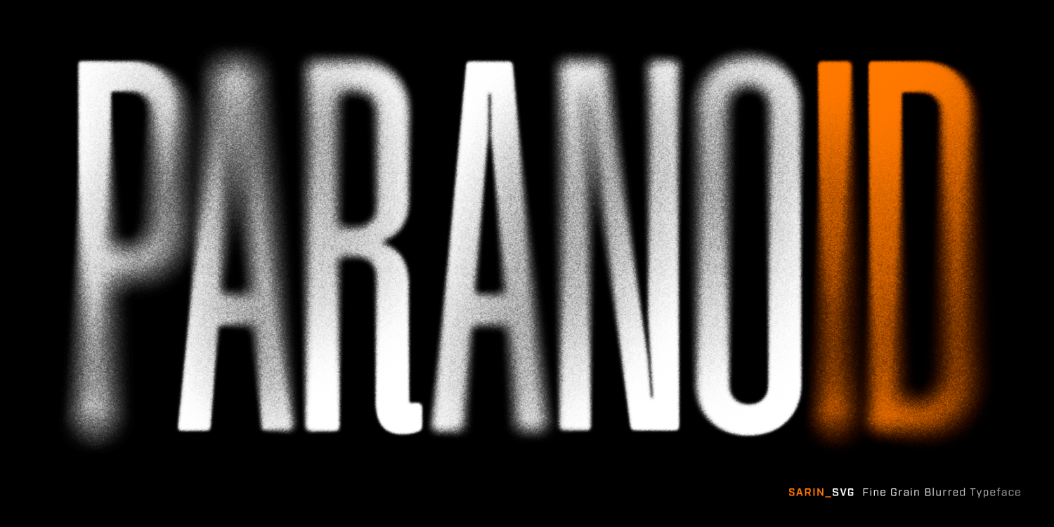 Sarin Font Poster #1