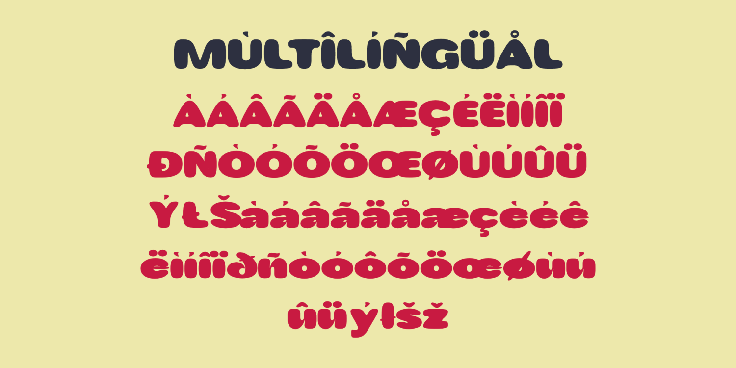 Bonaci Font Poster #1