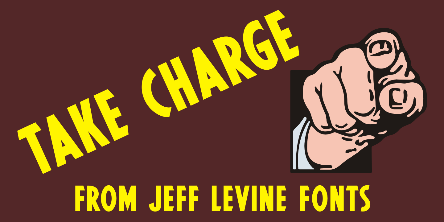 Take Charge Font Poster #1