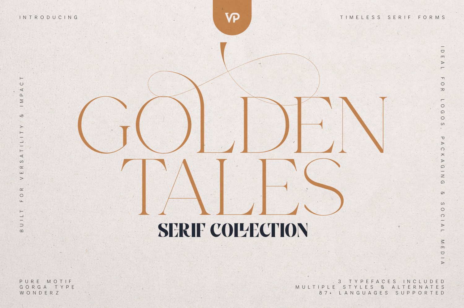 Golden Tales Serif Collection Font Poster #1