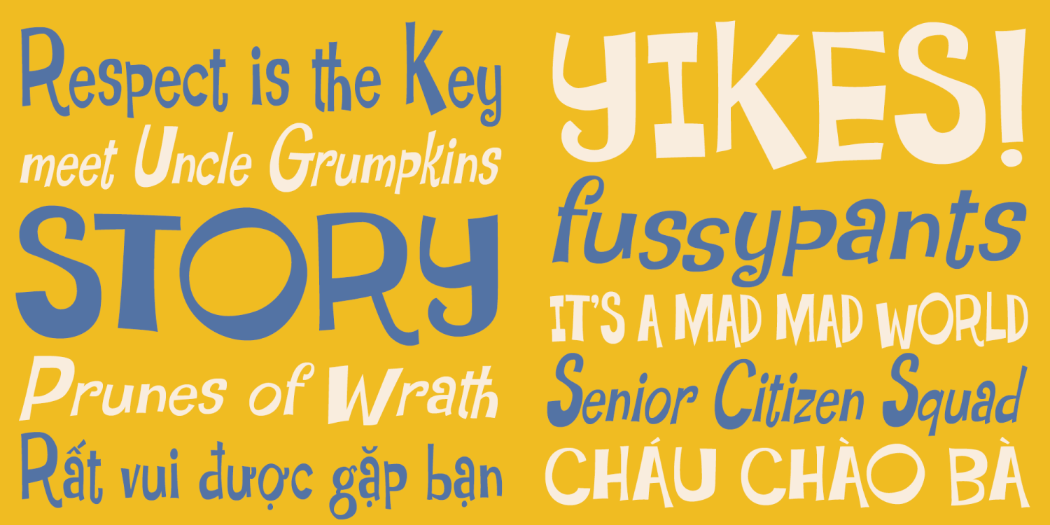 Dagnabbit Font Poster #1