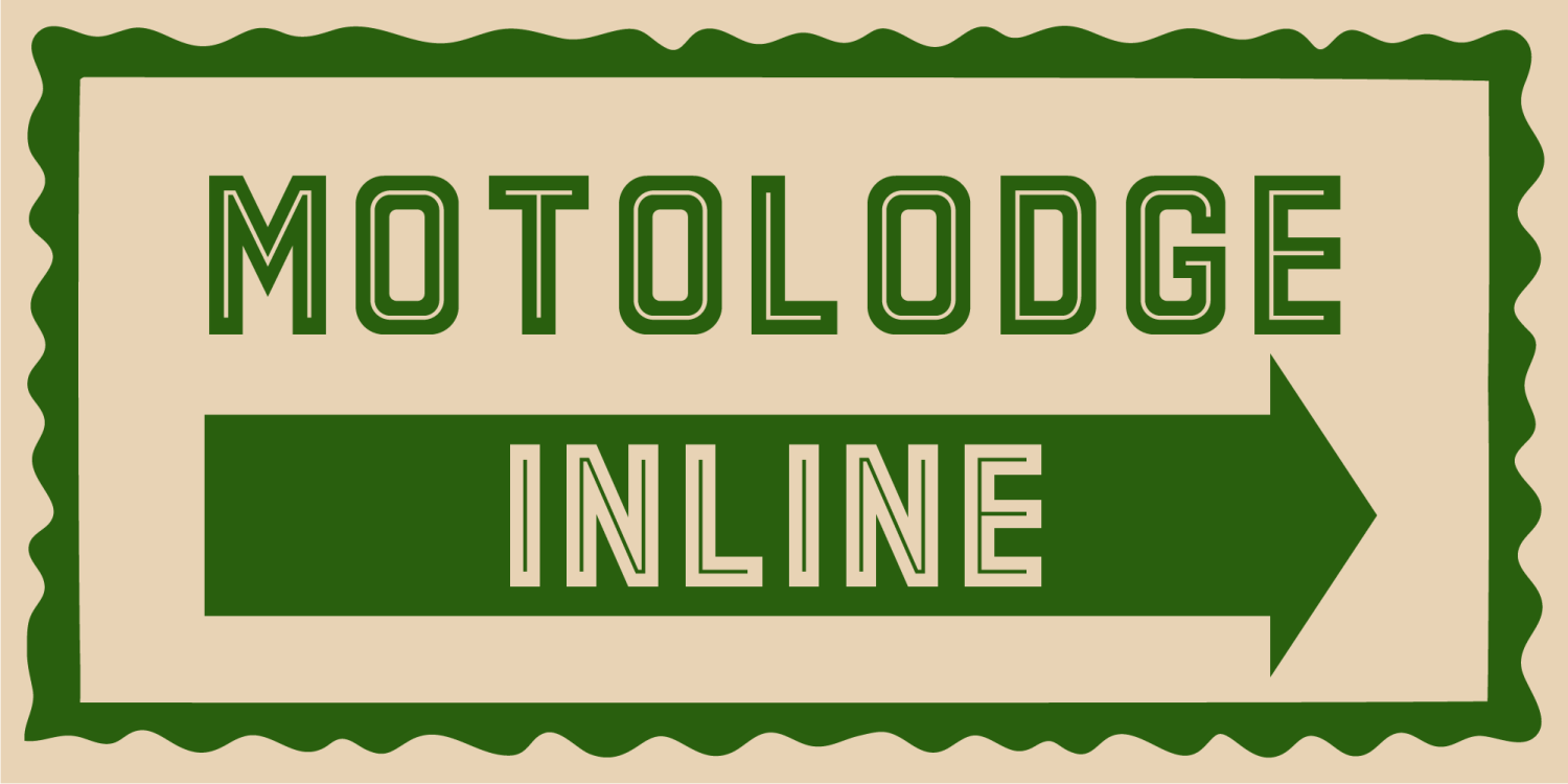 Motolodge Inline Font Poster #1
