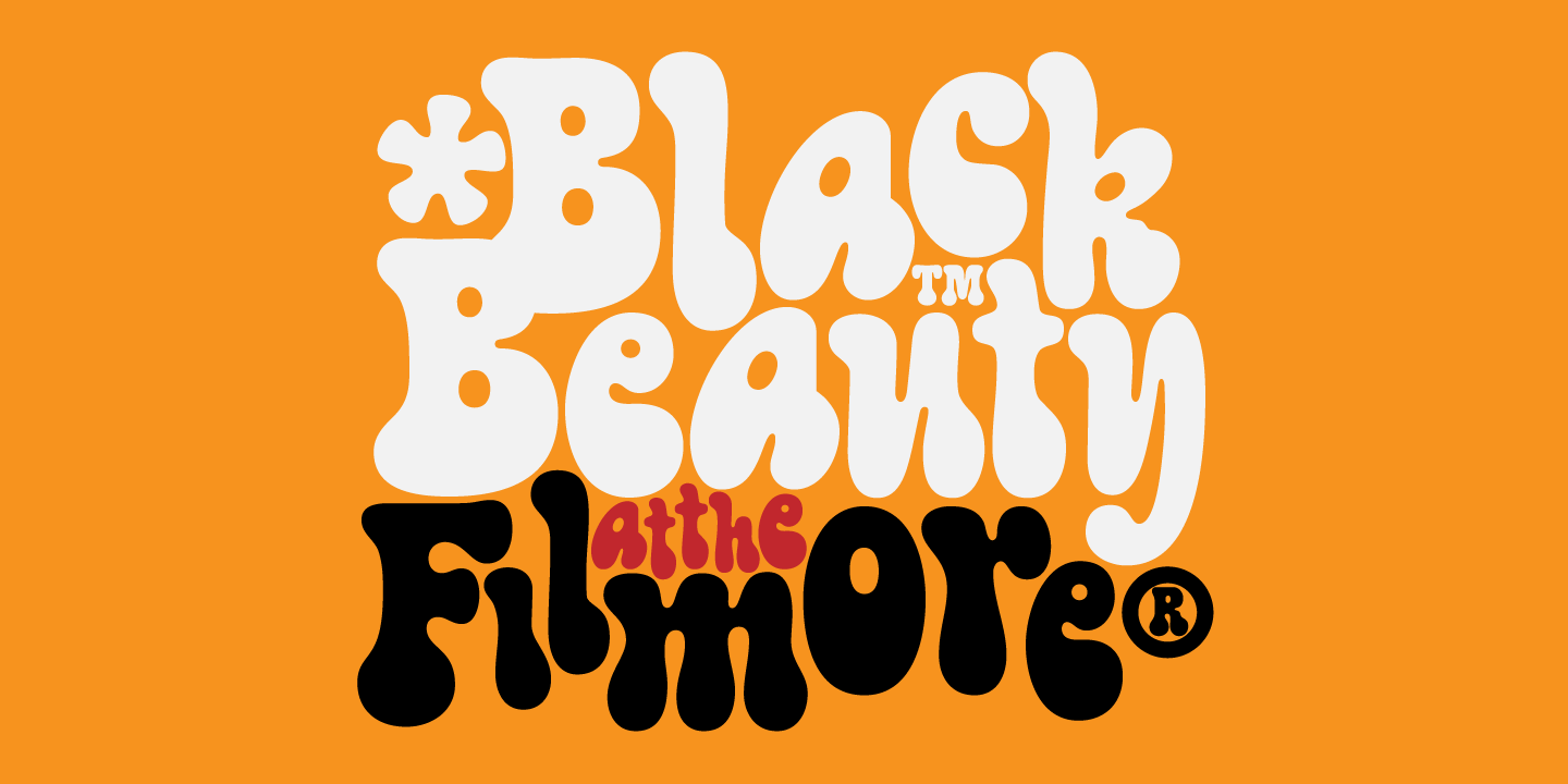 Churchward Black Beauty Font Poster #1