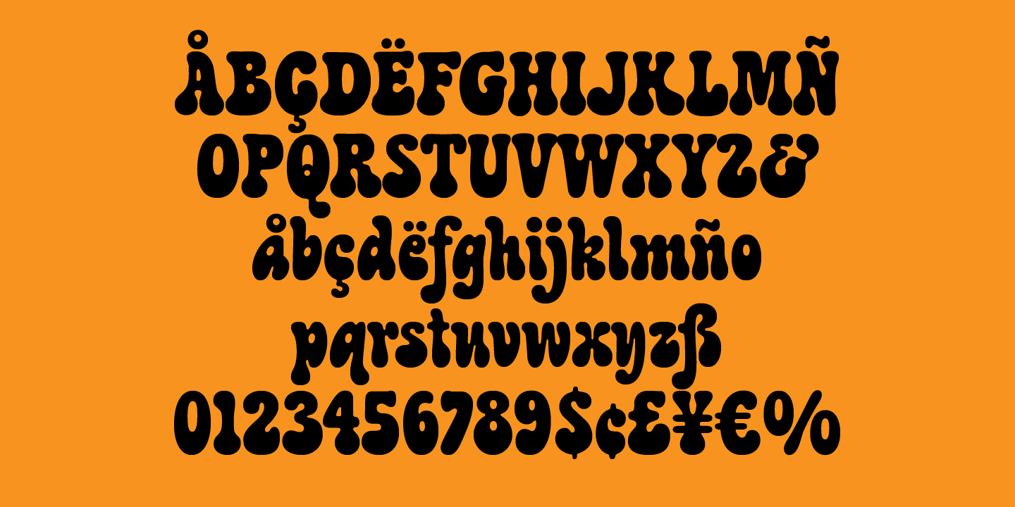Churchward Black Beauty Font Poster #1