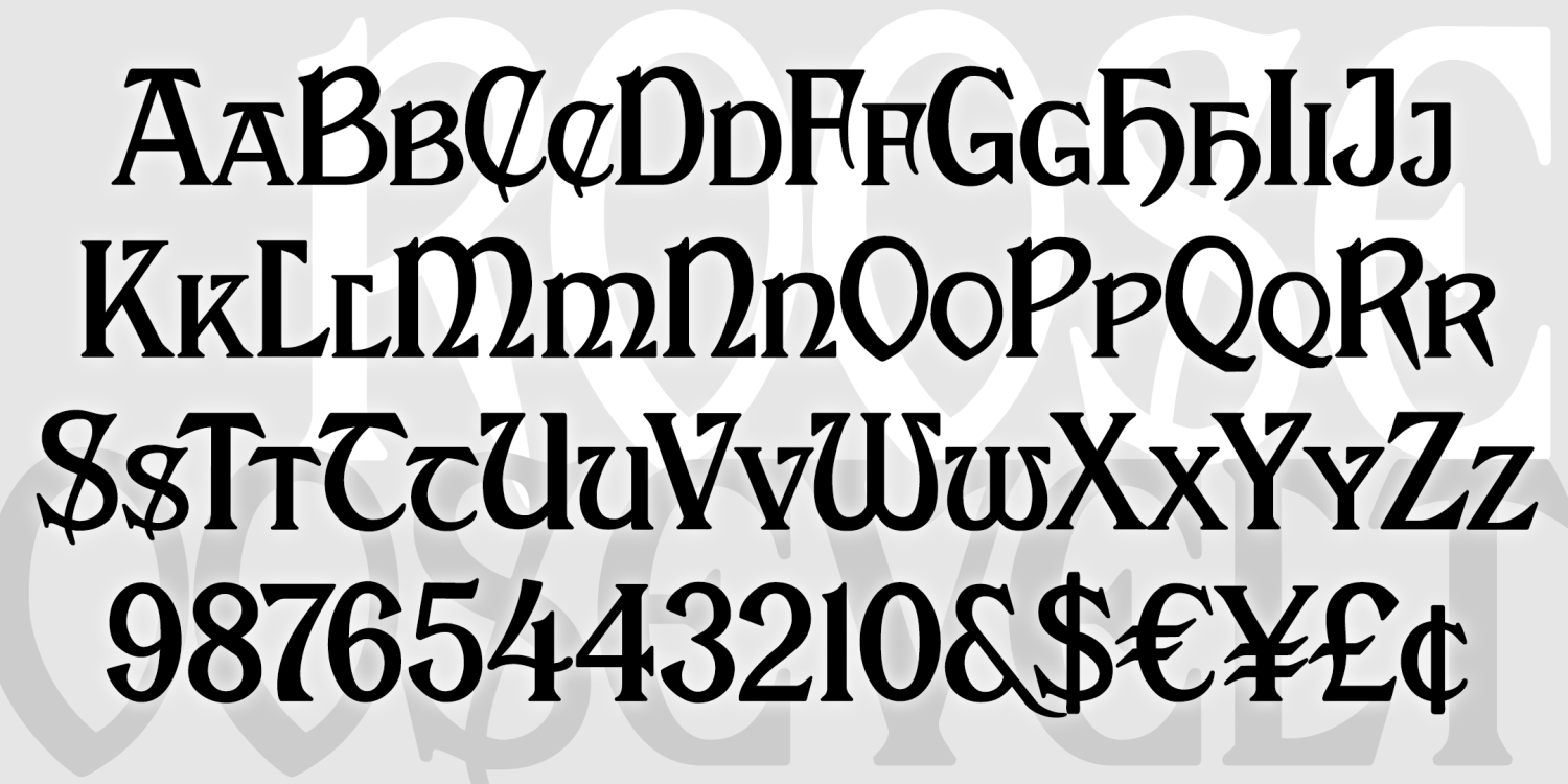 Roosevelt Font Poster #1