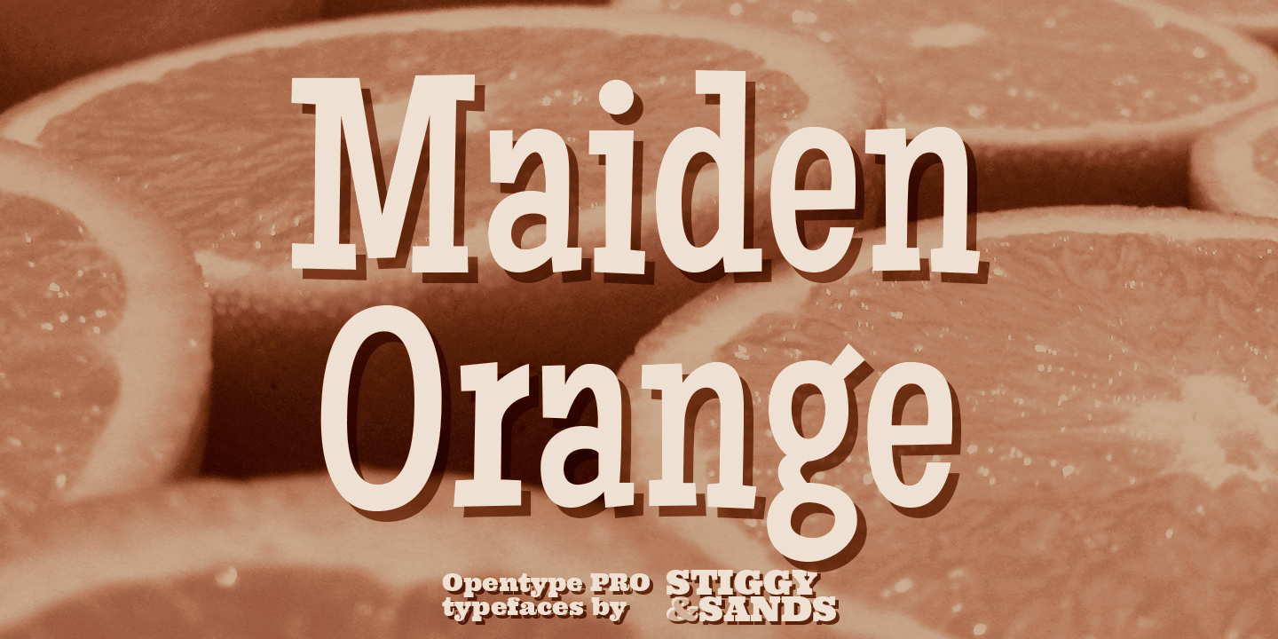 Maiden Orange Pro Font Family