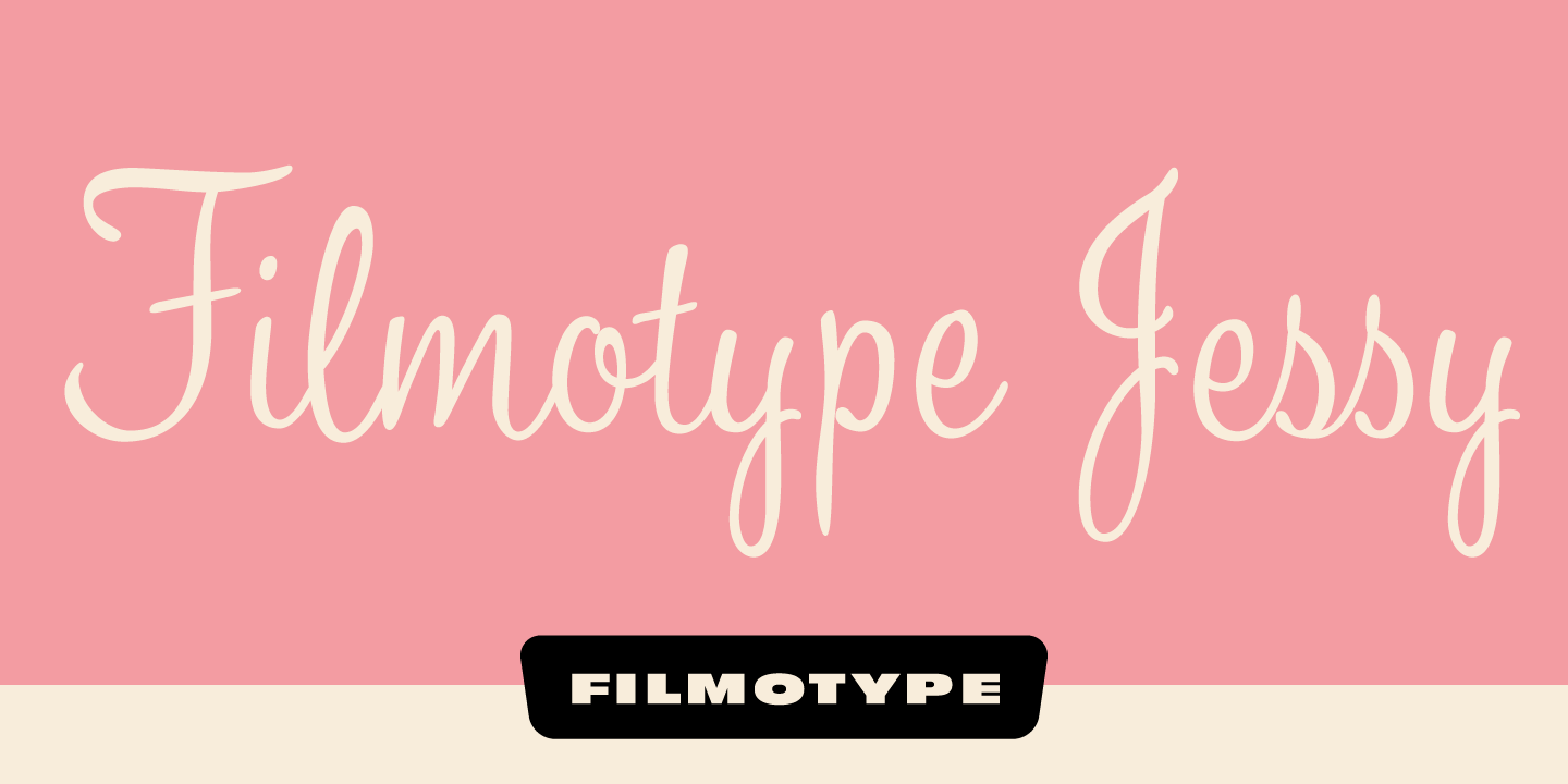 Filmotype Jessy Font Poster #1