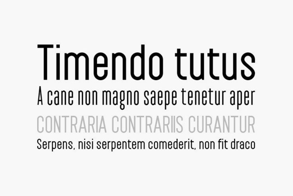 YWFT Pakt Condensed Black Font Poster #1