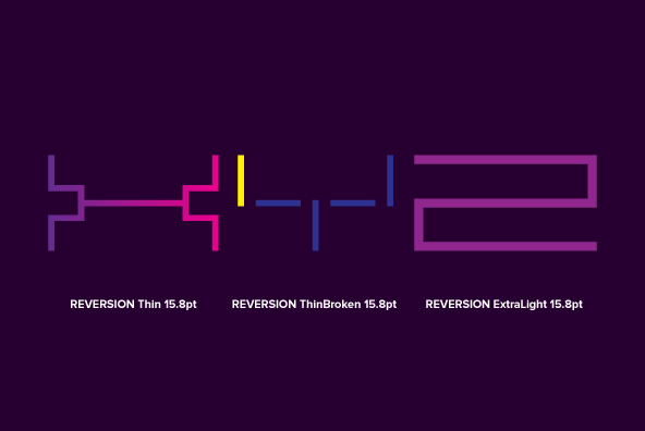 YWFT Reversion Semi Bold Broken Font Poster #1
