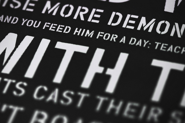YWFT Wool Font Poster #1