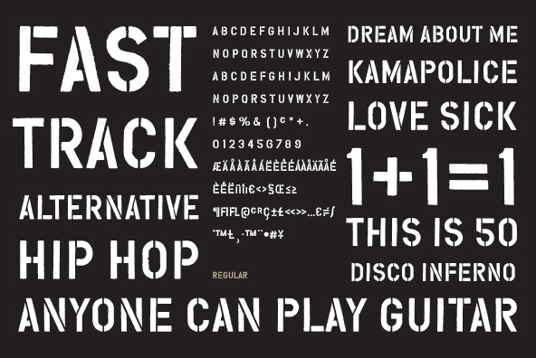 YWFT Wool Font Poster #1