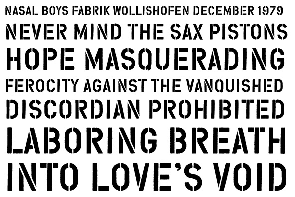 YWFT Wool Font Poster #1