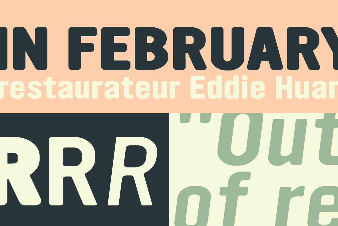 YWFT Ultramagnetic Expanded Light Font Poster #1