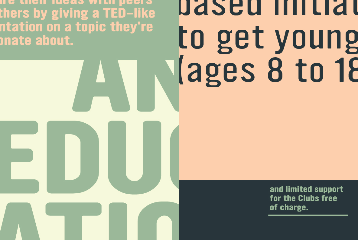 YWFT Ultramagnetic Expanded Light Font Poster #1