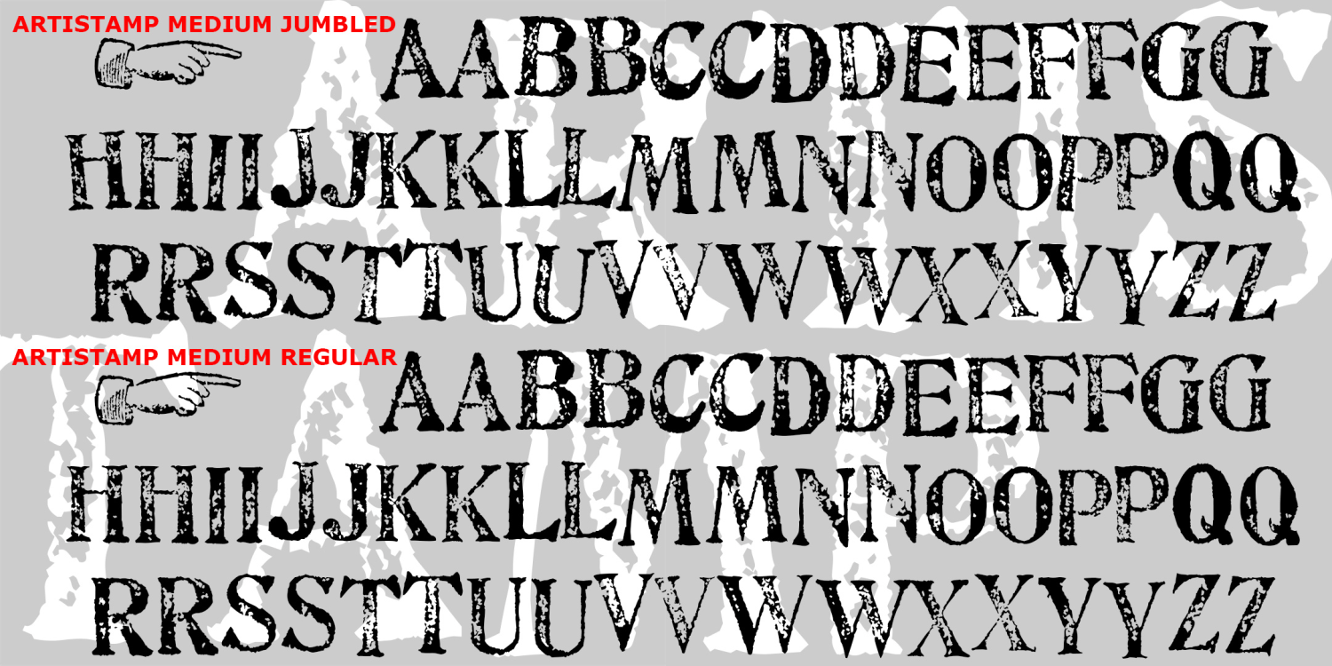 Artistamp Font Family Poster