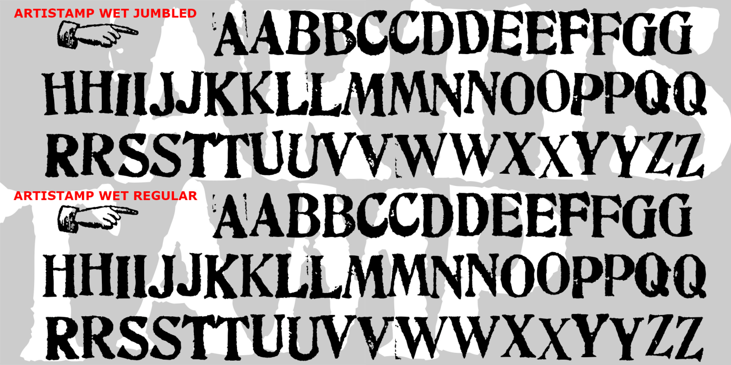 Artistamp Font Poster #2