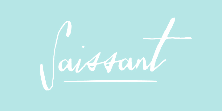 Saissant Font Poster #1