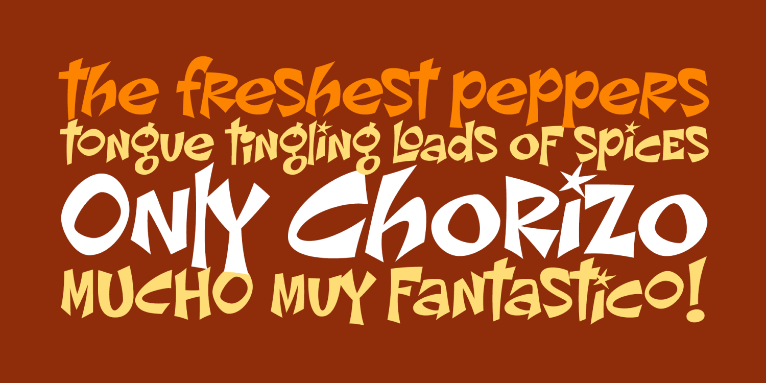 Chorizo PB Font Family