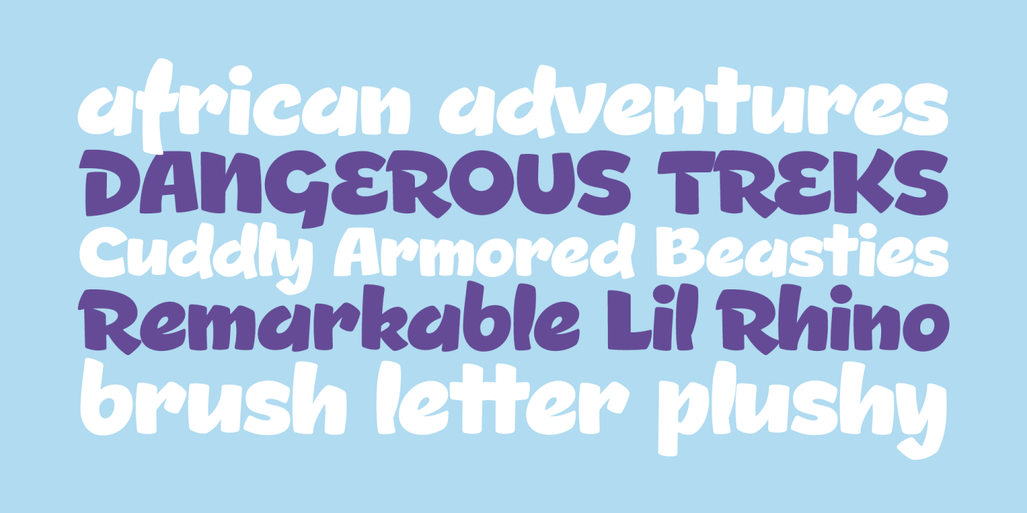 Lil Rhino PB Font Poster #1