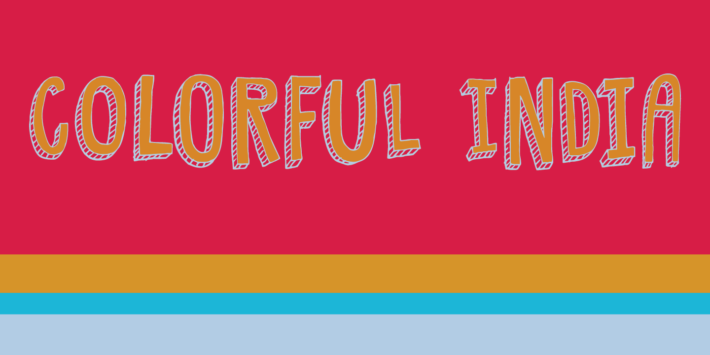 Pondicherry Font Poster #1