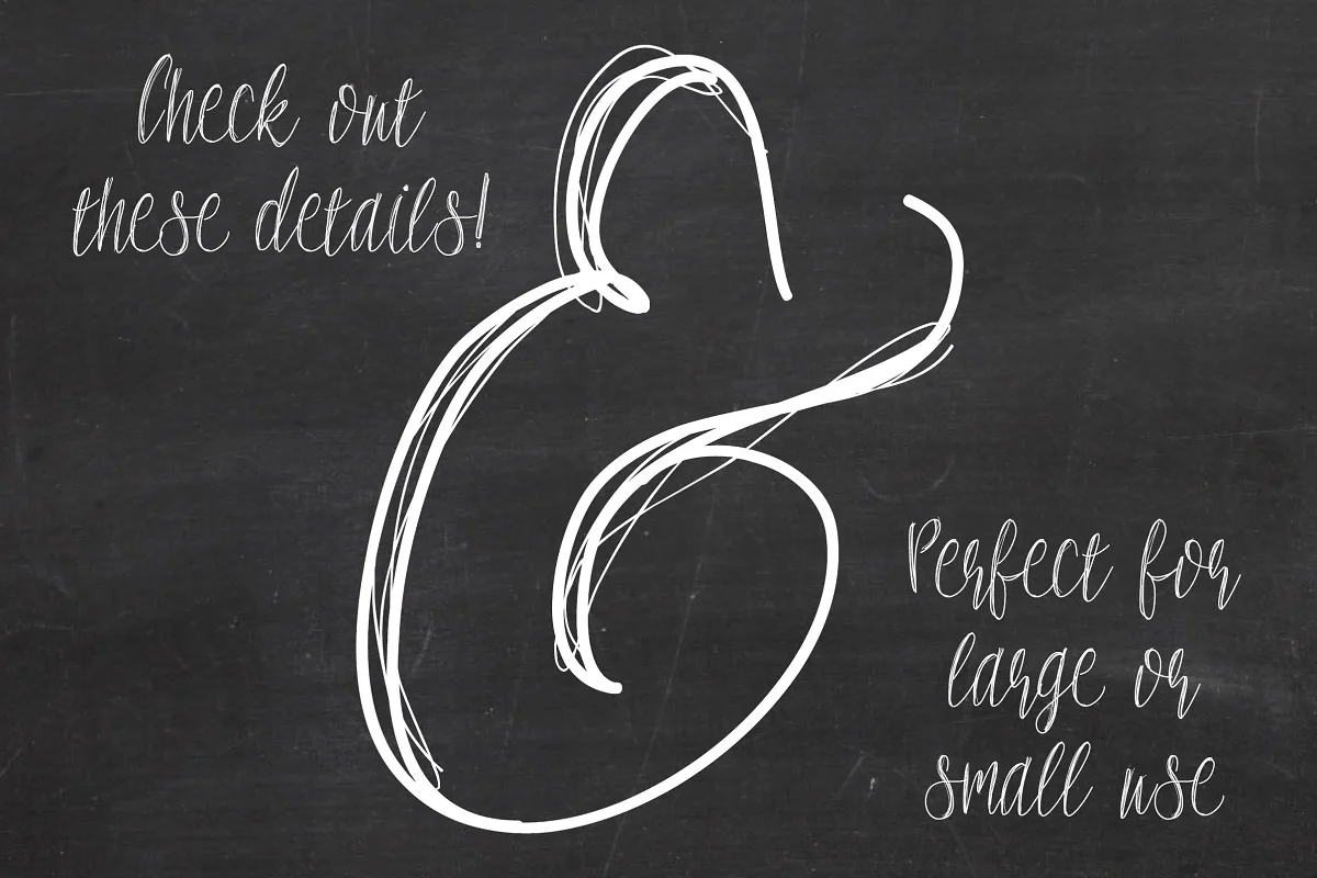 Scratch Super Sketchy Script Font Poster #4