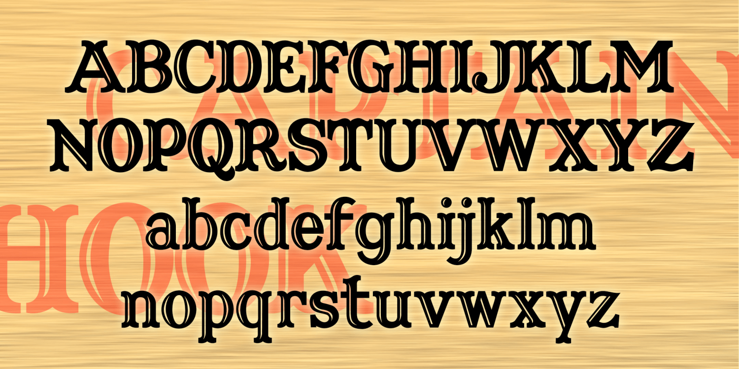 Captain Howdy Font Poster #1