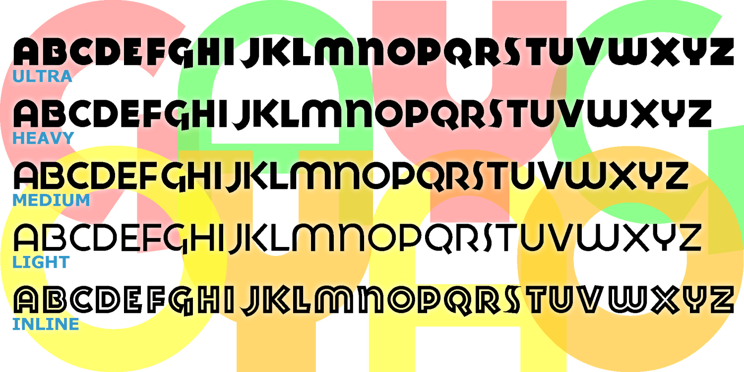 Goya Ultra Font Poster #1