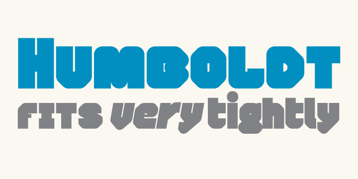 EB Humboldt Font Poster #1
