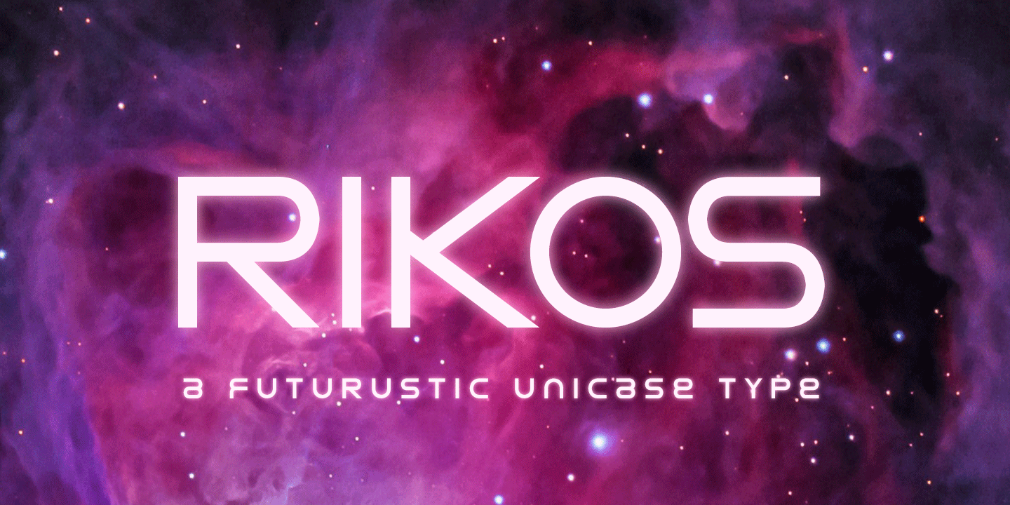 Rikos Font Family Poster