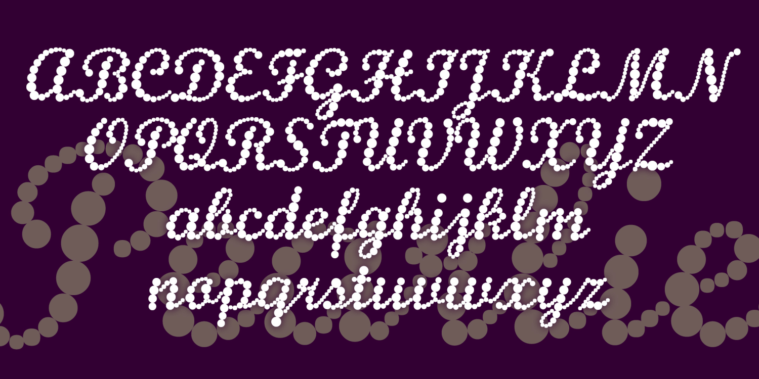 Pearlie Font Family Poster