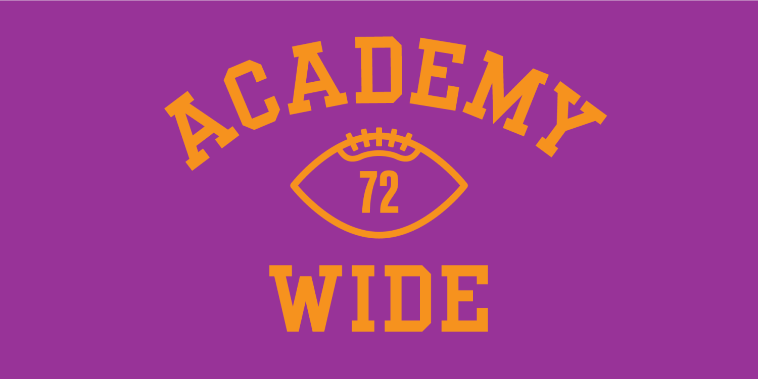 Academy Wide Font Poster #1