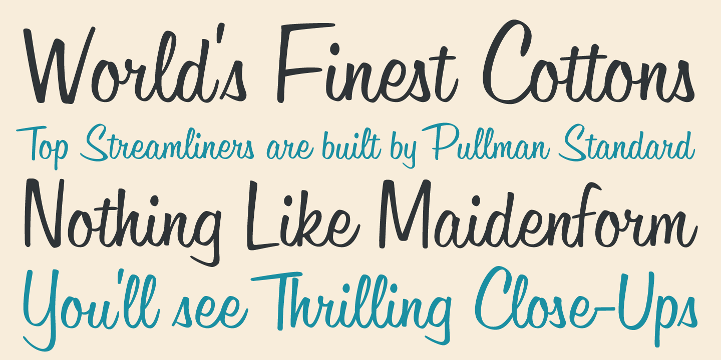 Filmotype Harmony Font Poster #3