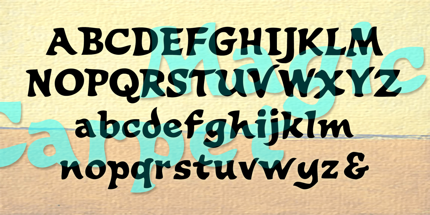 Magic Carpet Font Family Poster