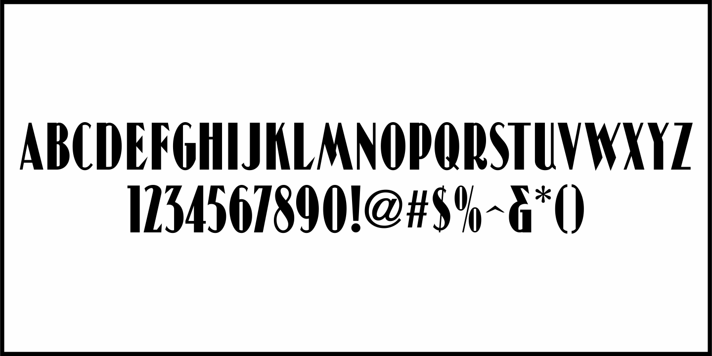 Picture Play Font Poster #1