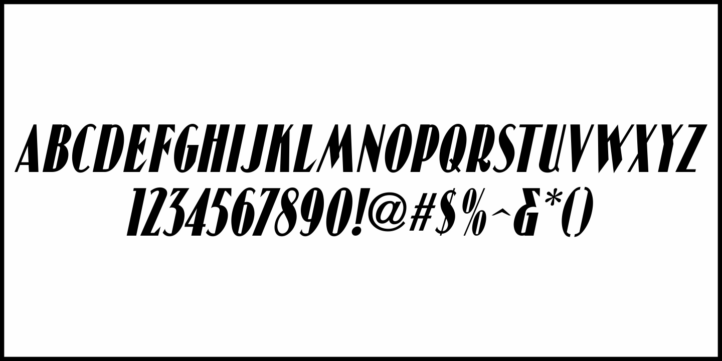 Picture Play Font Poster #1