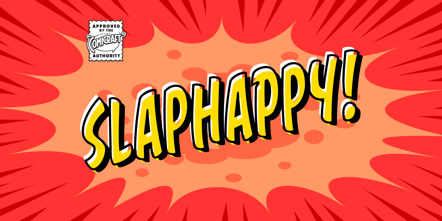 Slaphappy Font Family by Comicraft Fonts | Font Bros