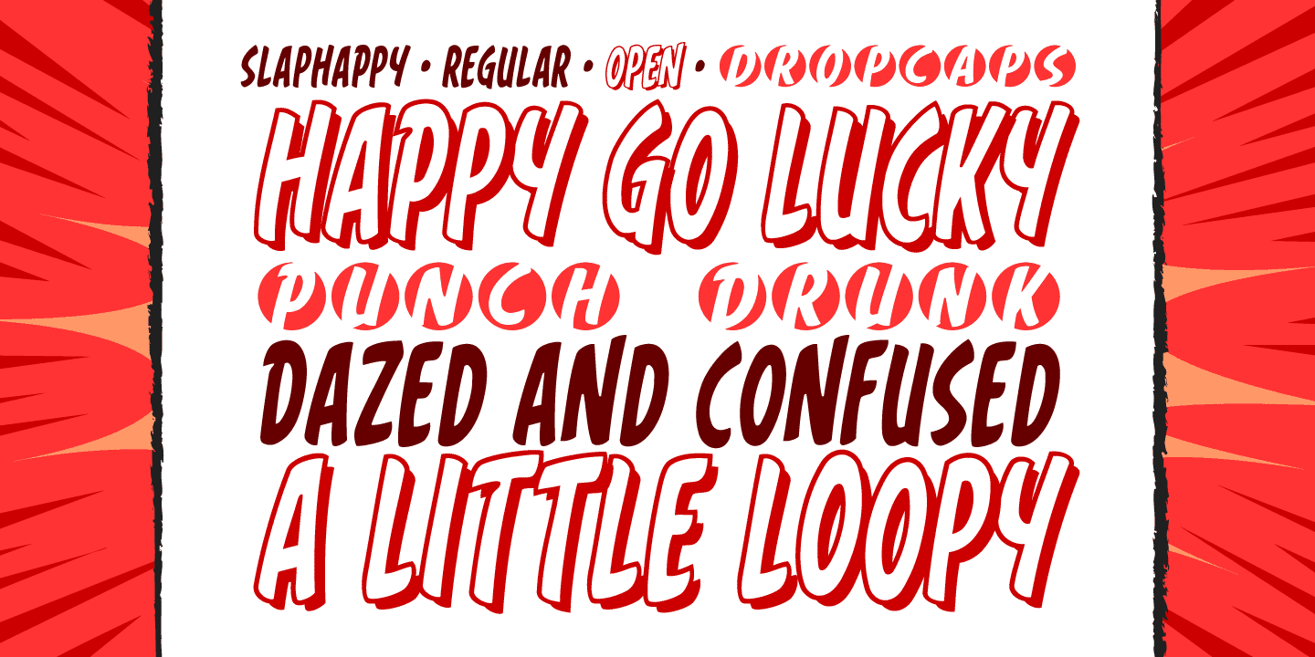 Slaphappy Font Poster #1