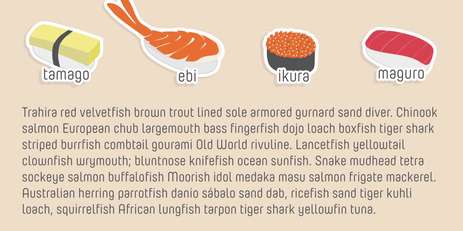 Yummo Font Poster #6