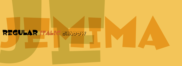 Jemima Font Poster #1