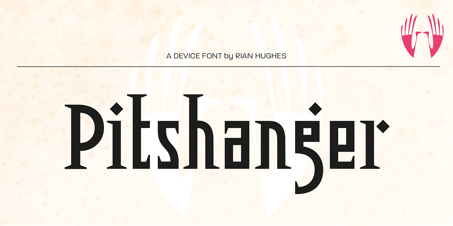 Pitshanger Font Poster #1