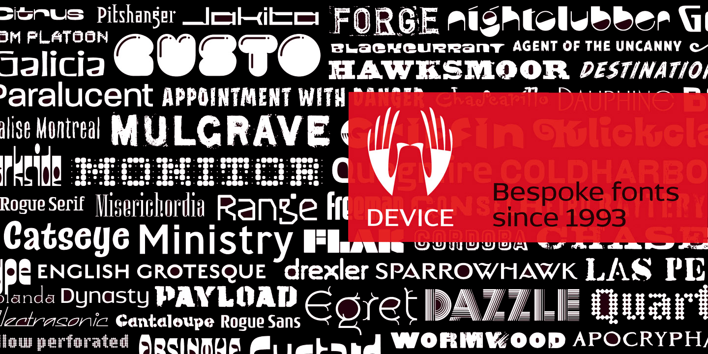 Pitshanger Font Poster #1