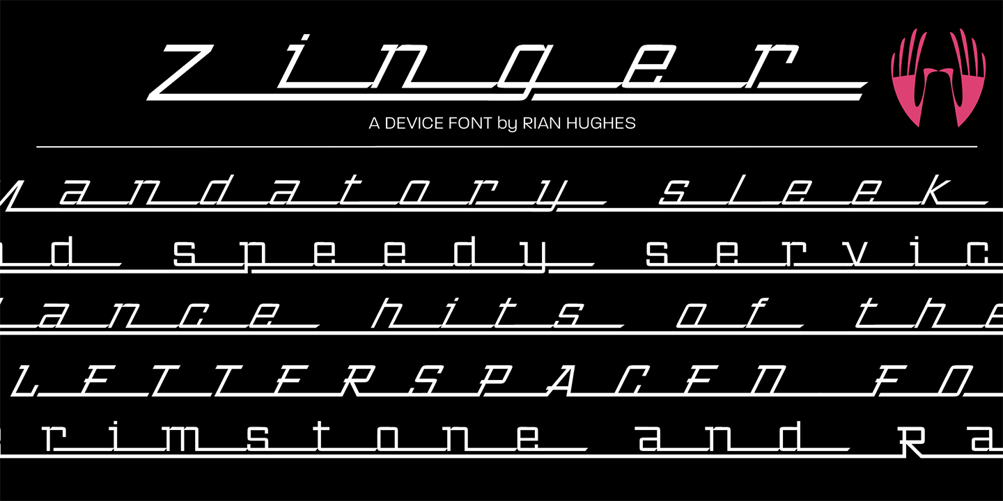 Zinger Font Poster #1