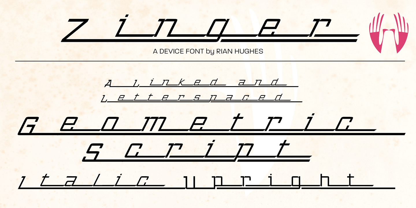Zinger Font Poster #1