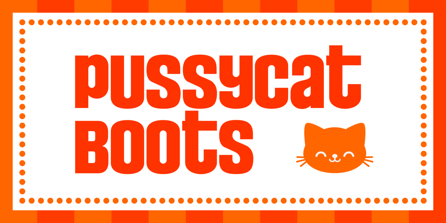 Pussycat Boots Font Poster #1
