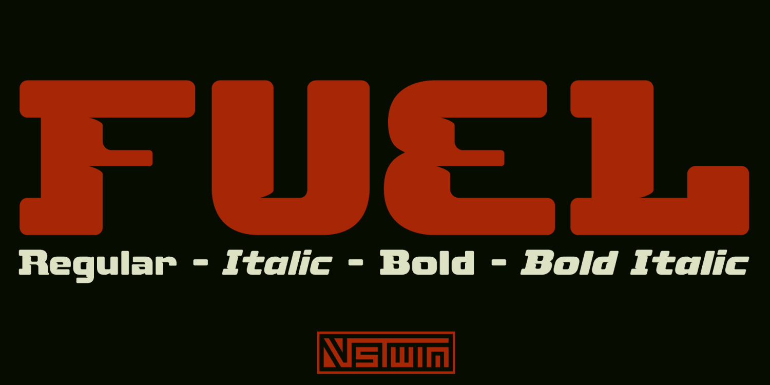 Fuel Font Family Poster