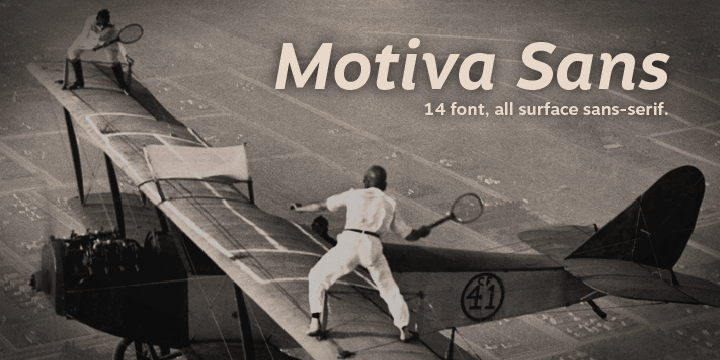 Motiva Sans Font Poster #1